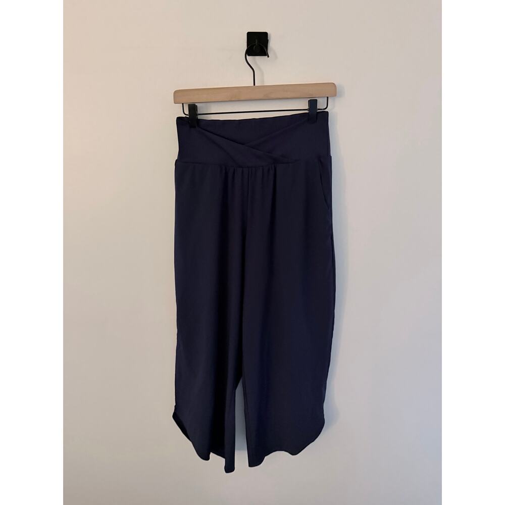 Halara Breezeful High Waisted Navy Crossover Quick Dry Resort Pants-Size S - Picture 2 of 7